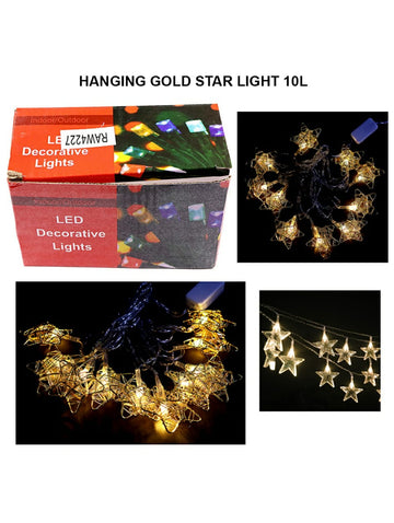 Hanging Gold Star Light 10L Raw4227