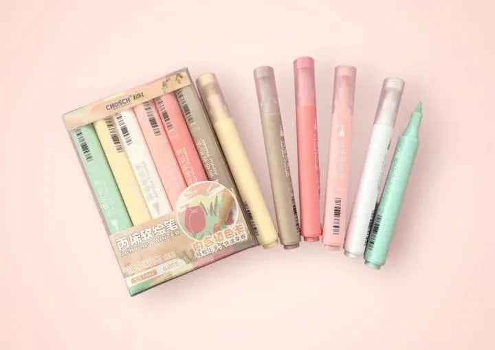 Acrylic Painter Marker Calligraphy Brush Pen - Precision in a Single Pen | Contain 1 Unit Pen