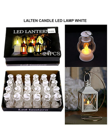 Lalten Candle Led Lamp White Raw4179