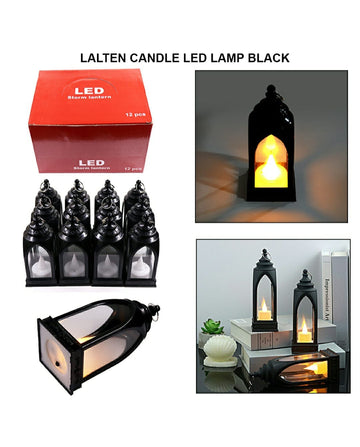 Lalten Candle Led Lamp Black Raw4191