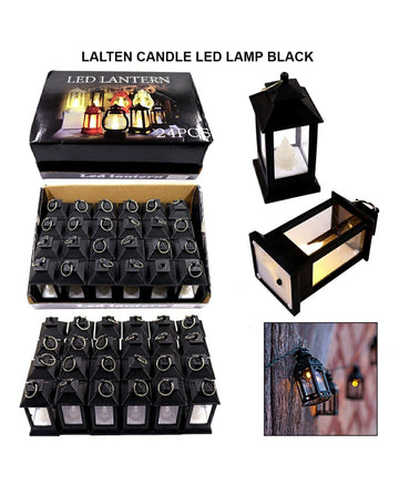 Lalten Candle Led Lamp Black Raw4182