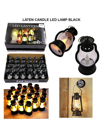 Lalten Candle Led Lamp Black Raw4178