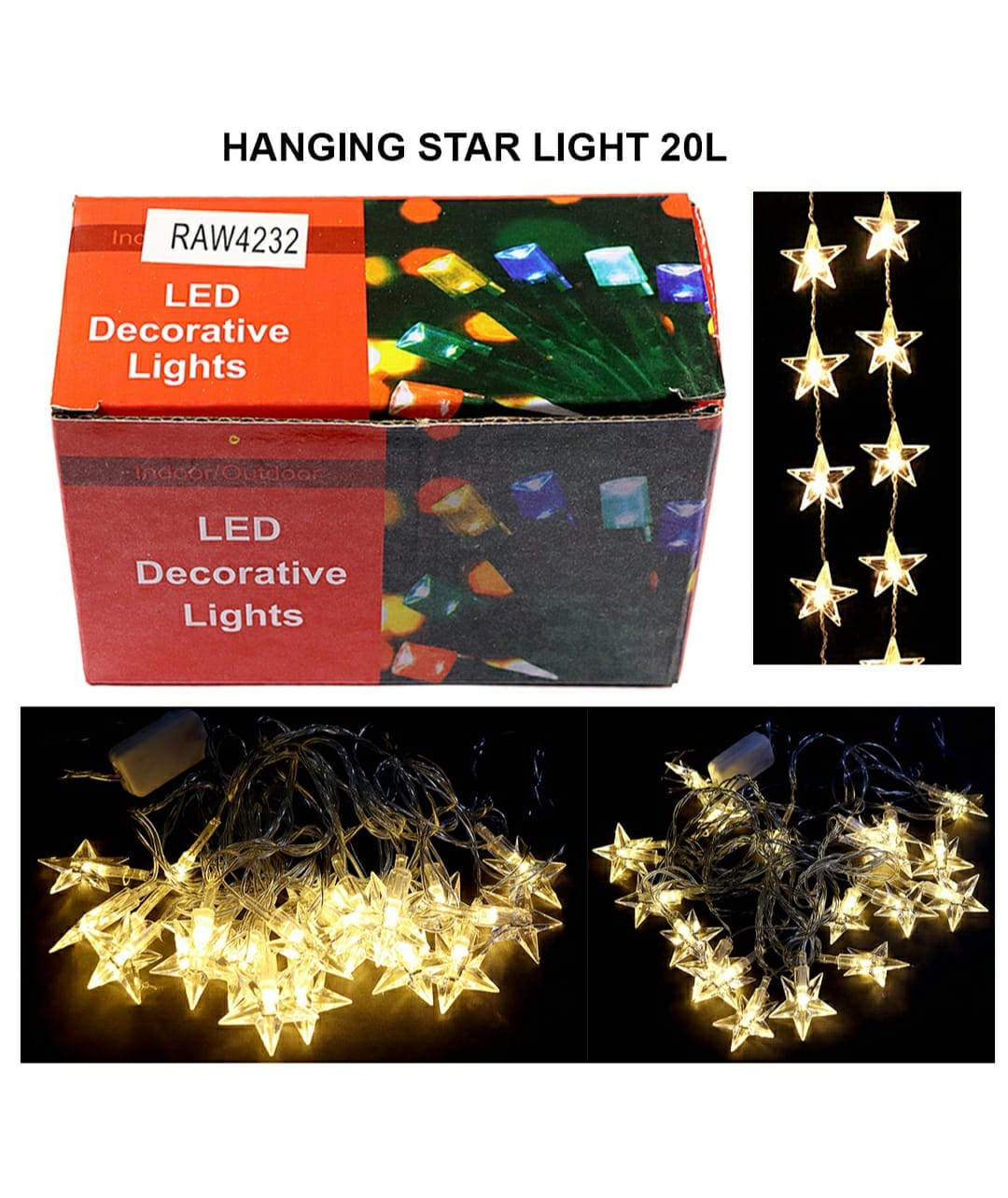 Hanging Star Light 20L Raw4232