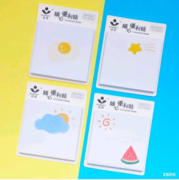 Kawaii TO-DO list sticky notes 3x3 l Pack of 1 contain 50 sheets