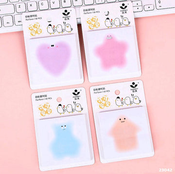 Cute kawaii TO-DO list sticky notes 3x3 l Pack of 1 contain 50 sheets