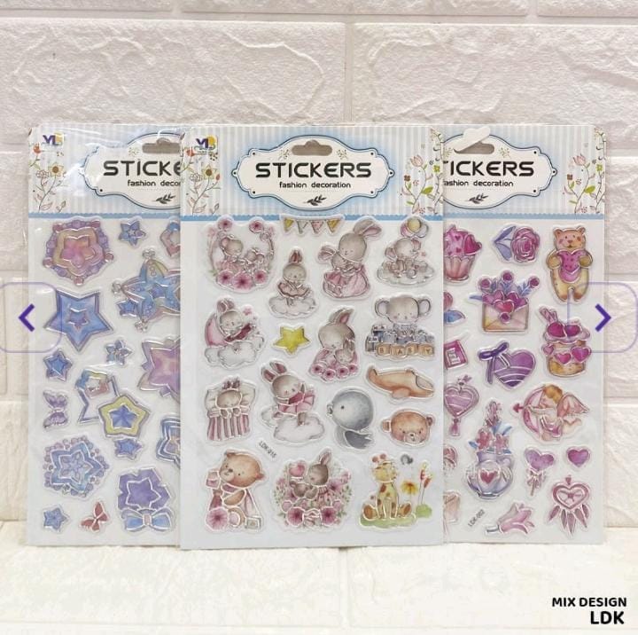 Decorative silver border sticker- Pack of 1 sheet