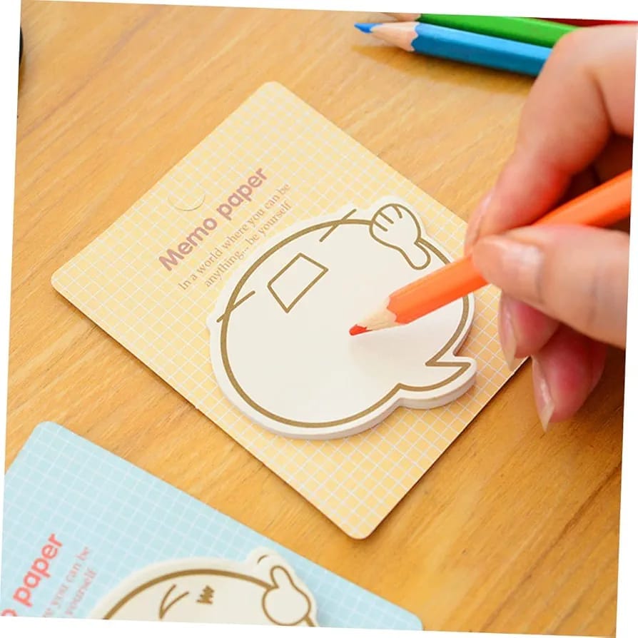 (New premium) Kawaii sticky notes l pack of 60 sheets l 3x3 inch