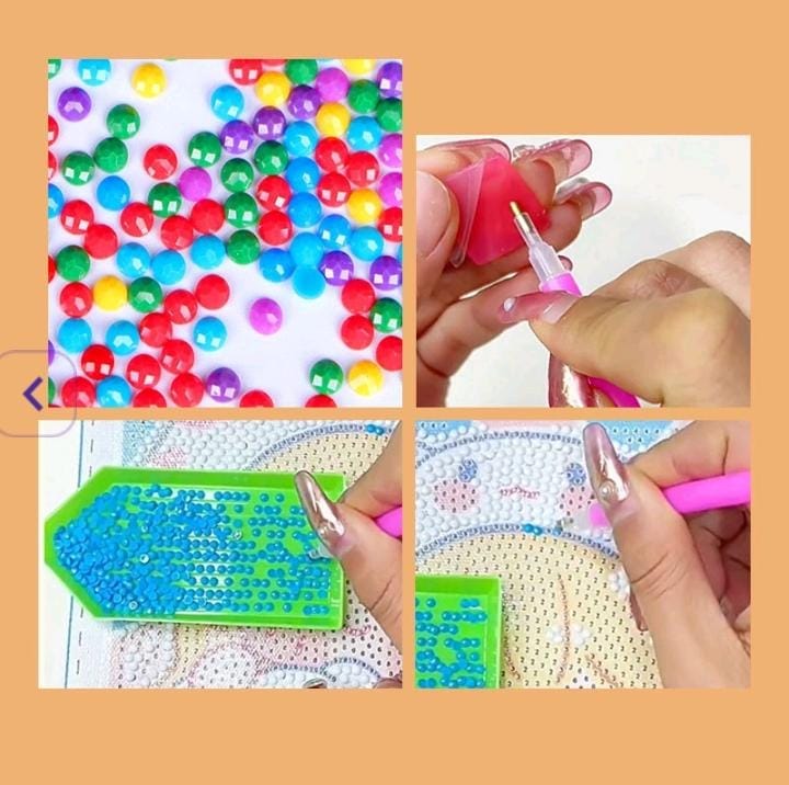 Diamond Painting Diy Kit (G19) 20X20Cm