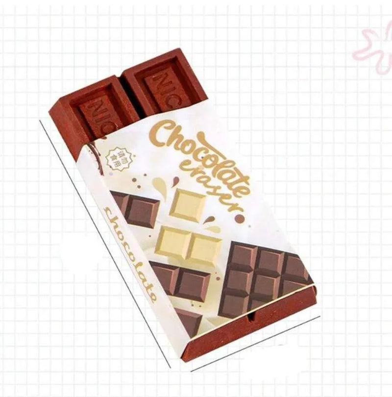 (BUY 1 GET 1 FREE ) Cute mini chocolate eraser- Contain 1 eraser