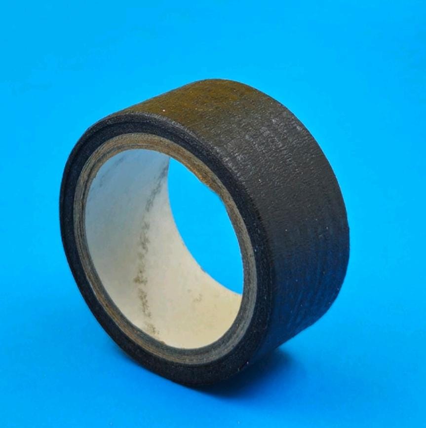 Black Masking Tape 5 Meter 24mm - Perfect for Painting, Crafts, and More