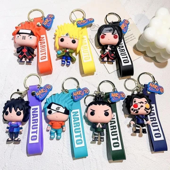 Cartoon Keychain in Silicone Miniature style (Contain 1 Unit)