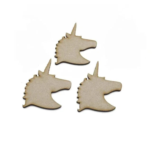 Mdf Cutouts For Hobby Crafts And Resin Art (3pcs) Pack Of 1