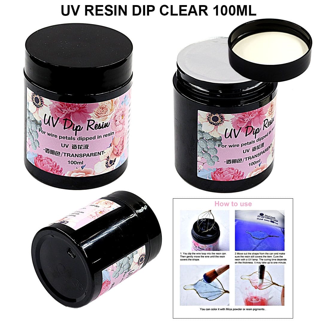 UV resin Dip Clear 100ml  l Pack of 1 bottle