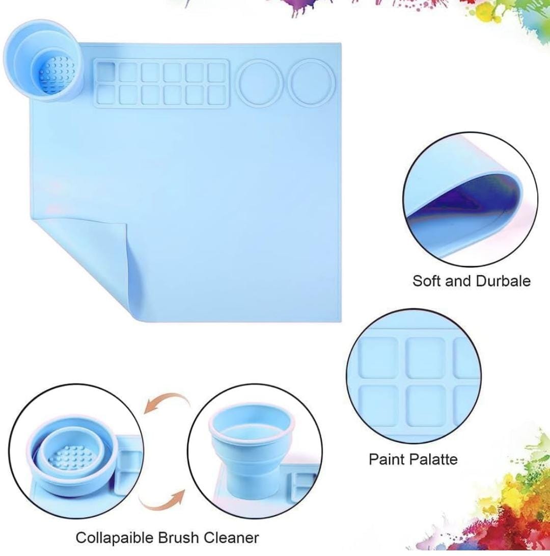 Silicone Painting mat l Pack of 1 mat