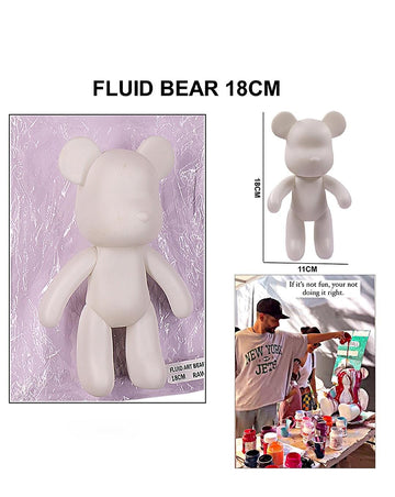 Fluid Teddy Bear l Pack of 1 l Size 18cm x 11cm