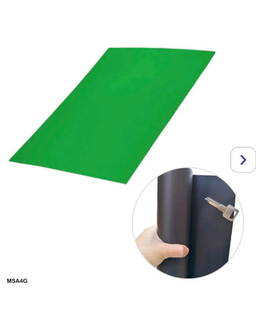 Vibrant Green A4 Magnetic Sheet for Crafts & DIY