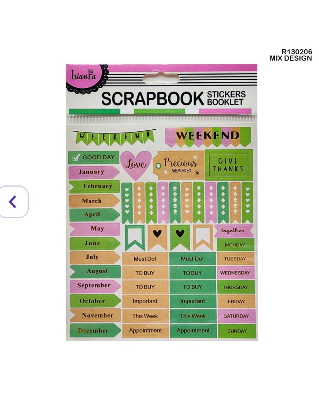 R130206 Scrap Book Sticker