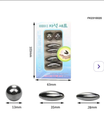 Versatile Magnet Power Kit - 6 Strong Magnetic Pieces for Science & Crafts