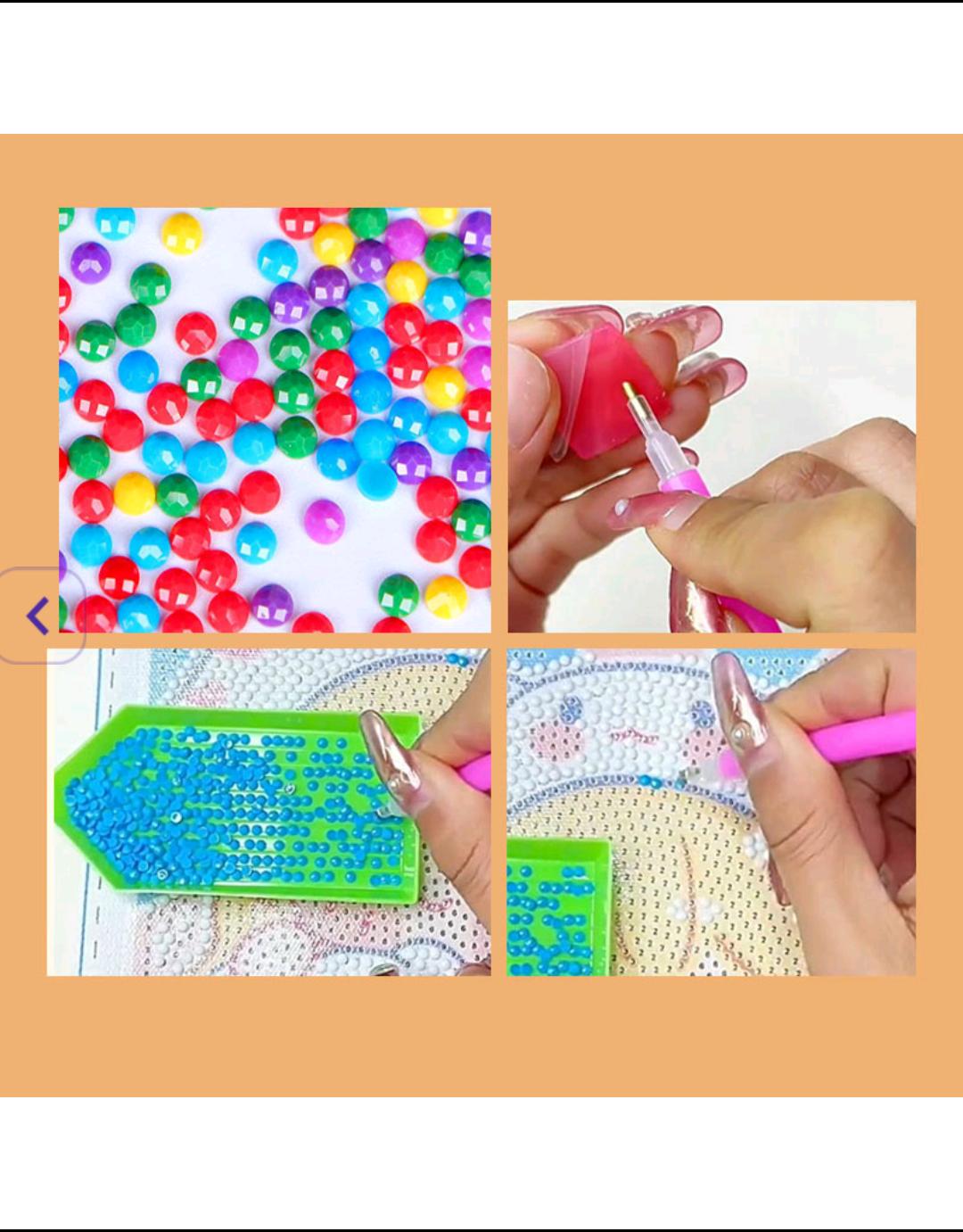 Diamond Painting Diy Kit (G21) 20X20Cm