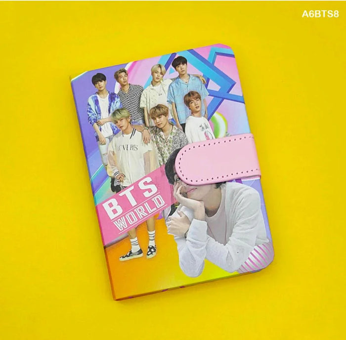 A6 BTS Printed Magnetic Diary Set (1pccs) Pack of 1