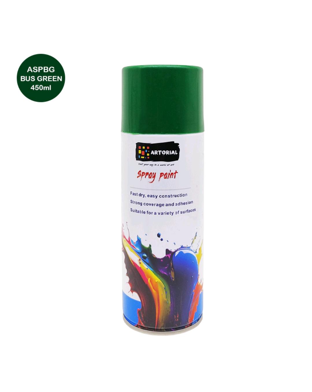 Spray Paint Bus Green 450Ml Aspbg