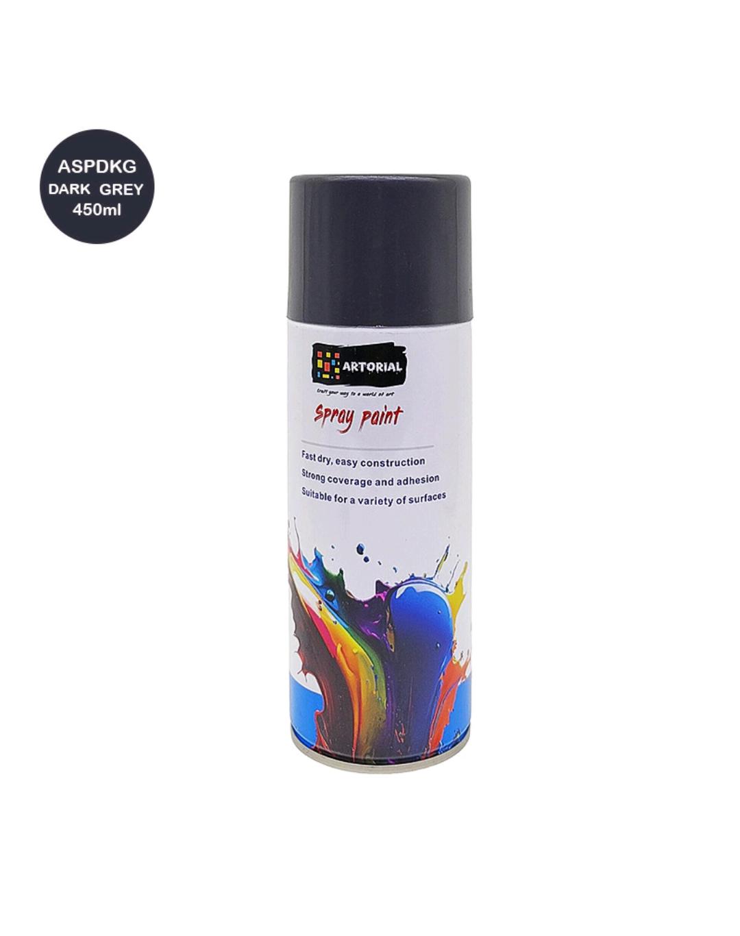 Spray Paint Dark Grey 450Ml Aspdkg