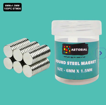 Steel Magnet 6Mmx1.5Mm (Stm06) (100Pc)