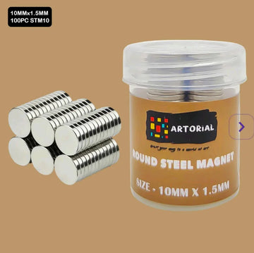 Steel Magnet 10Mmx1.5Mm (Stm10) (100Pc)