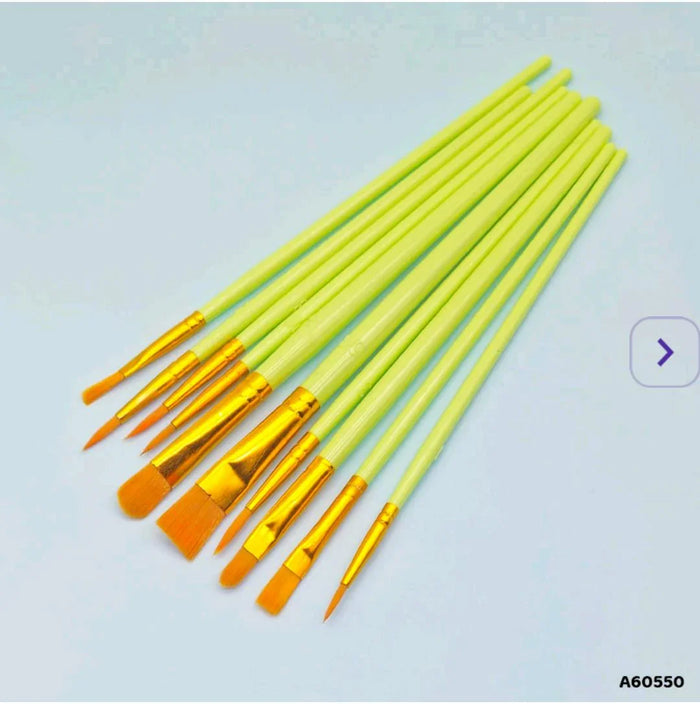 Art Brush l Pack of 1 set contains 10 brush