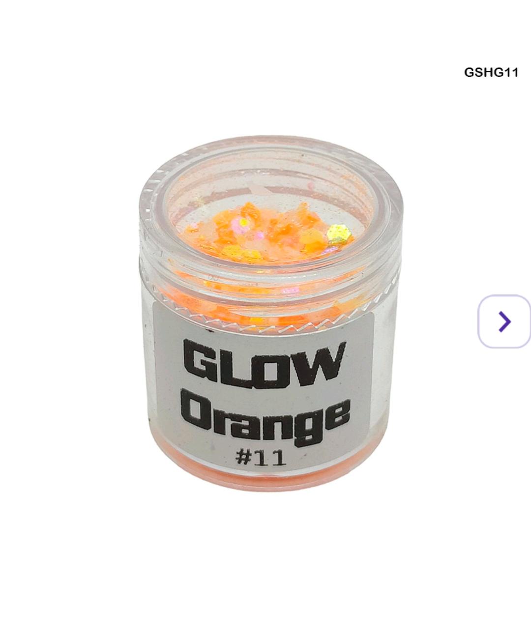 Resin Powder Glow Shimmer Glitter Orange (Gshg11)