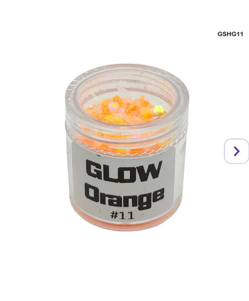 Resin Powder Glow Shimmer Glitter Orange (Gshg11)