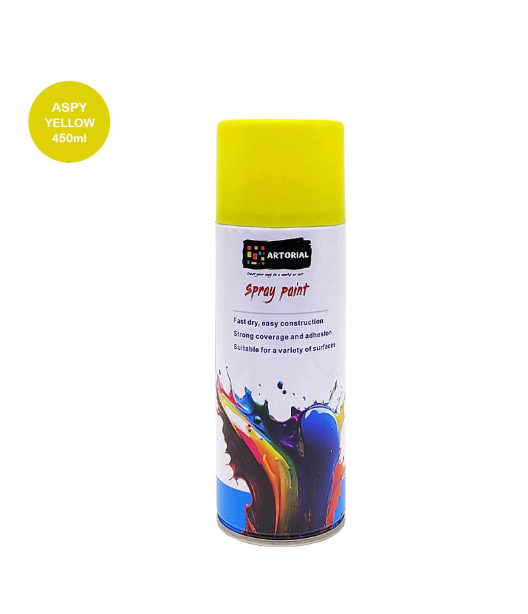 Spray Paint Yellow 450Ml Aspy