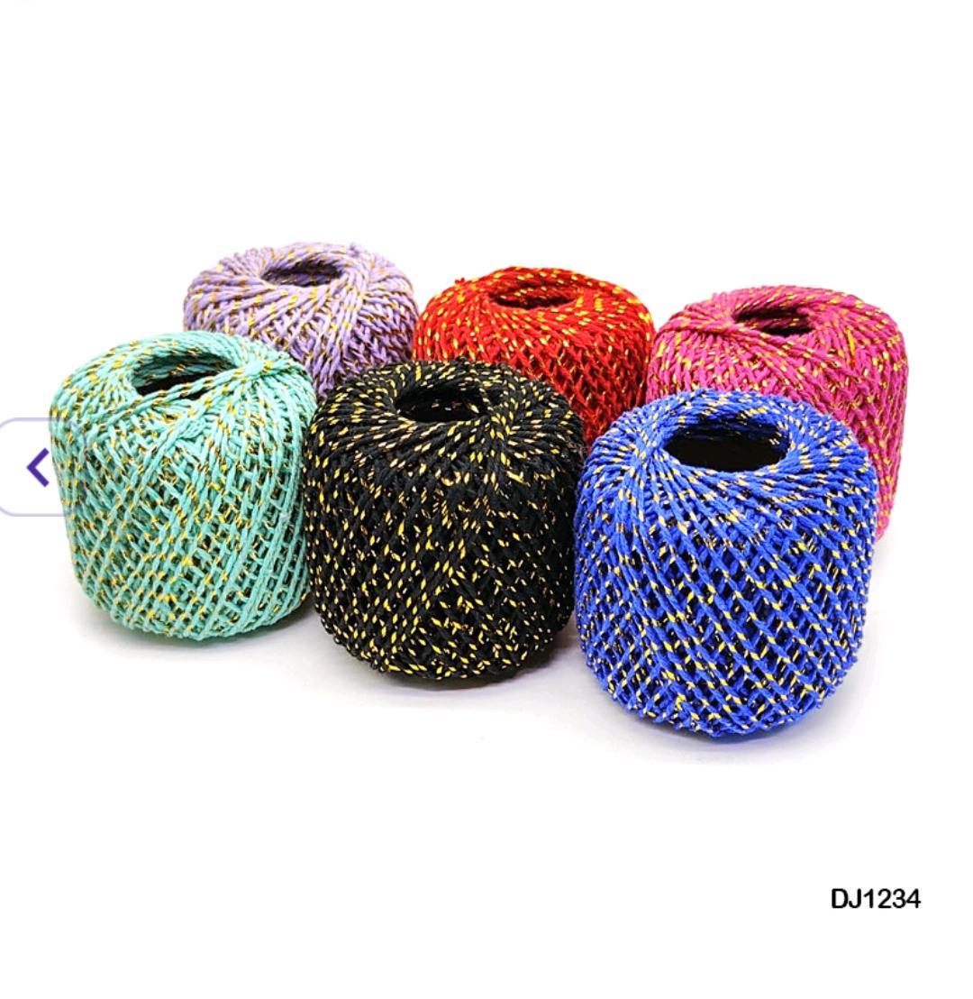 Handmade Cotton Rope Thread 50Gm 12Pc Dj12-1334