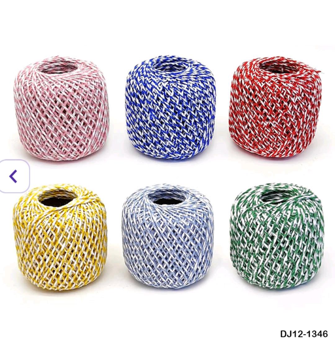 Handmade Cotton Rope Thread 50Gm 12Pc Dj12-1346