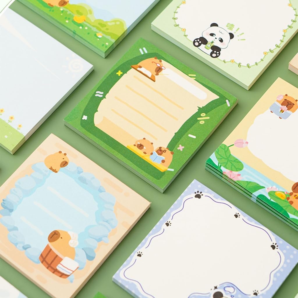 Cute Panda sticky notes l Pack of 1 l 70 sheets l 76 x 76 mm