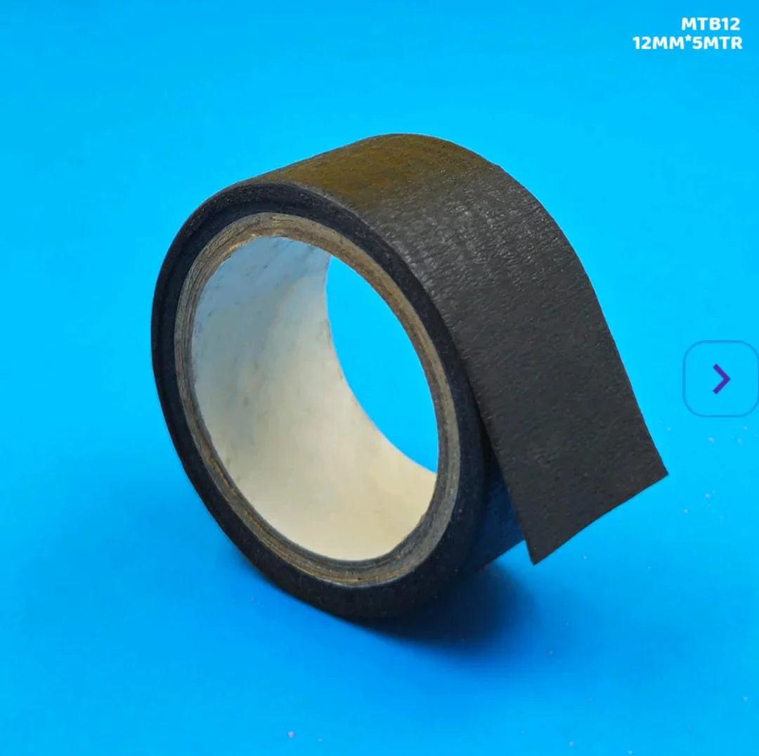 Black Masking Tape (12mm x 5m)