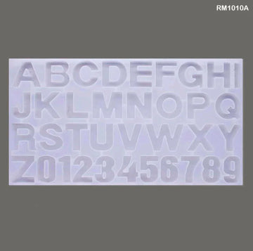 Alphabet & Numbers Silicone Mold (185x350mm)