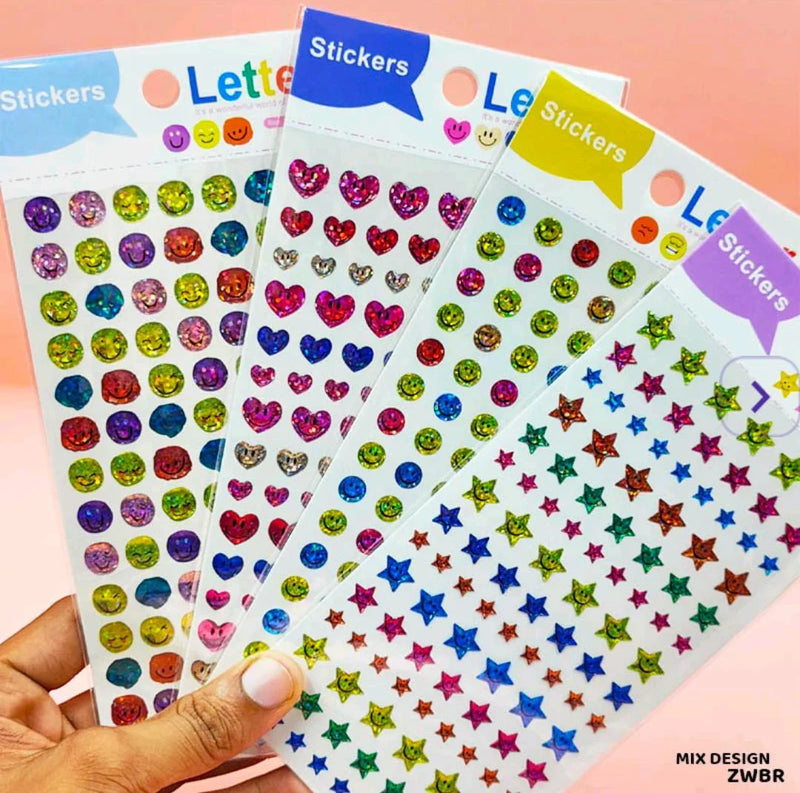 Shiny Coco-Inspired Design Stickers - Trendy Embellishments