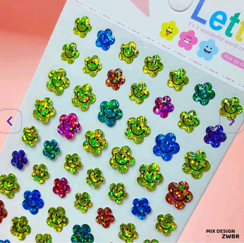 Shiny Coco-Inspired Design Stickers - Trendy Embellishments