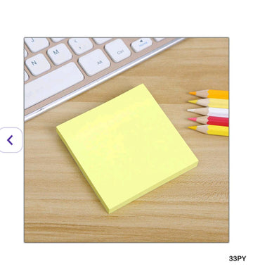 3X3 Sticky Notes Yellow Cc (33Py)