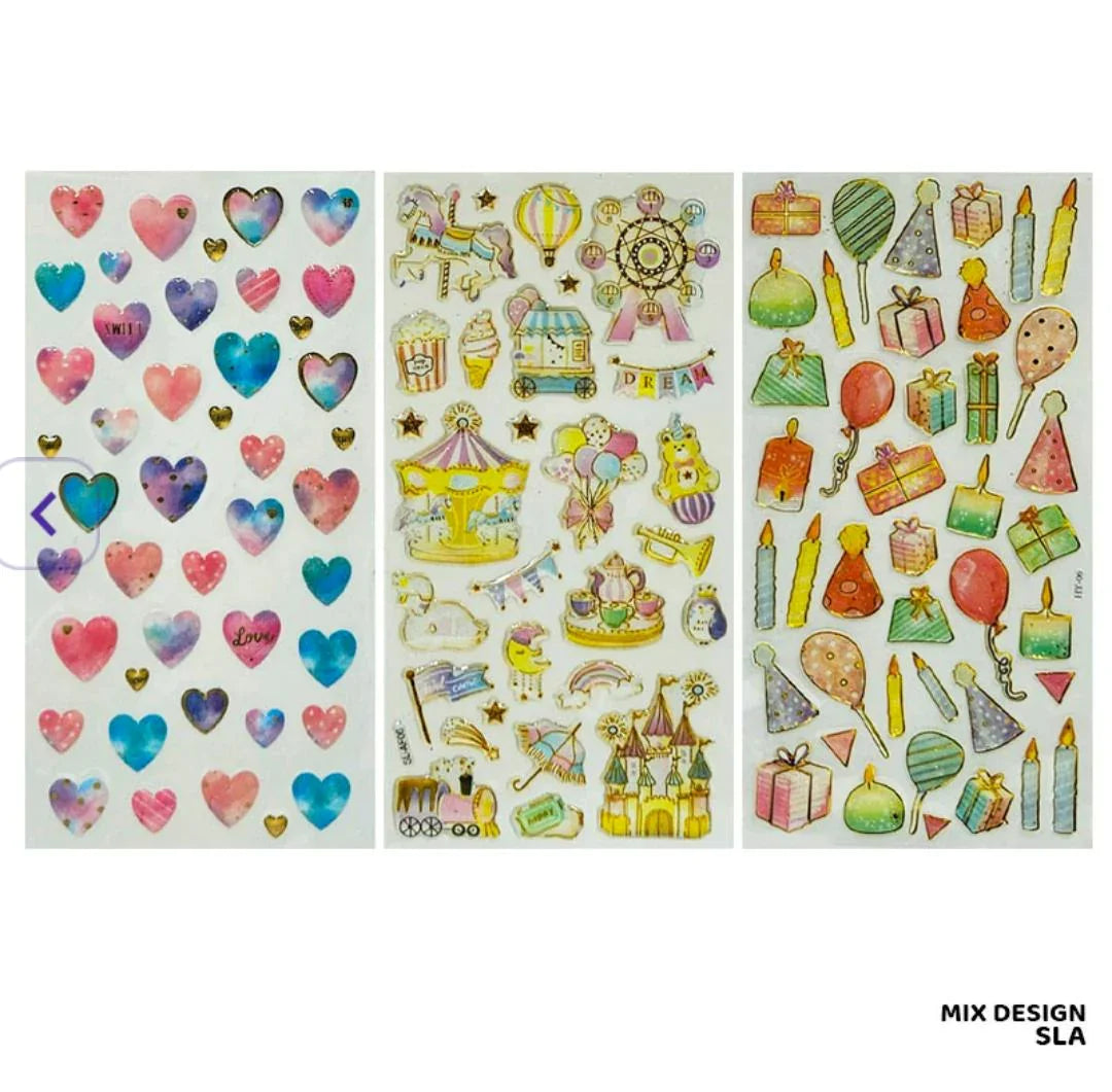 Glitter Magic Sticker pack of 1