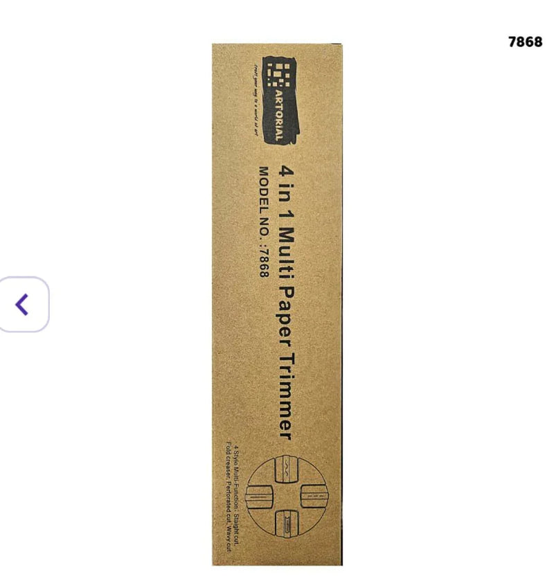 4 In 1 Paper Trimmer I 4 different designs of cutting I LAST DAY OF OFFER