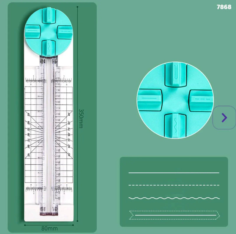 4 In 1 Paper Trimmer I 4 different designs of cutting I LAST DAY OF OFFER