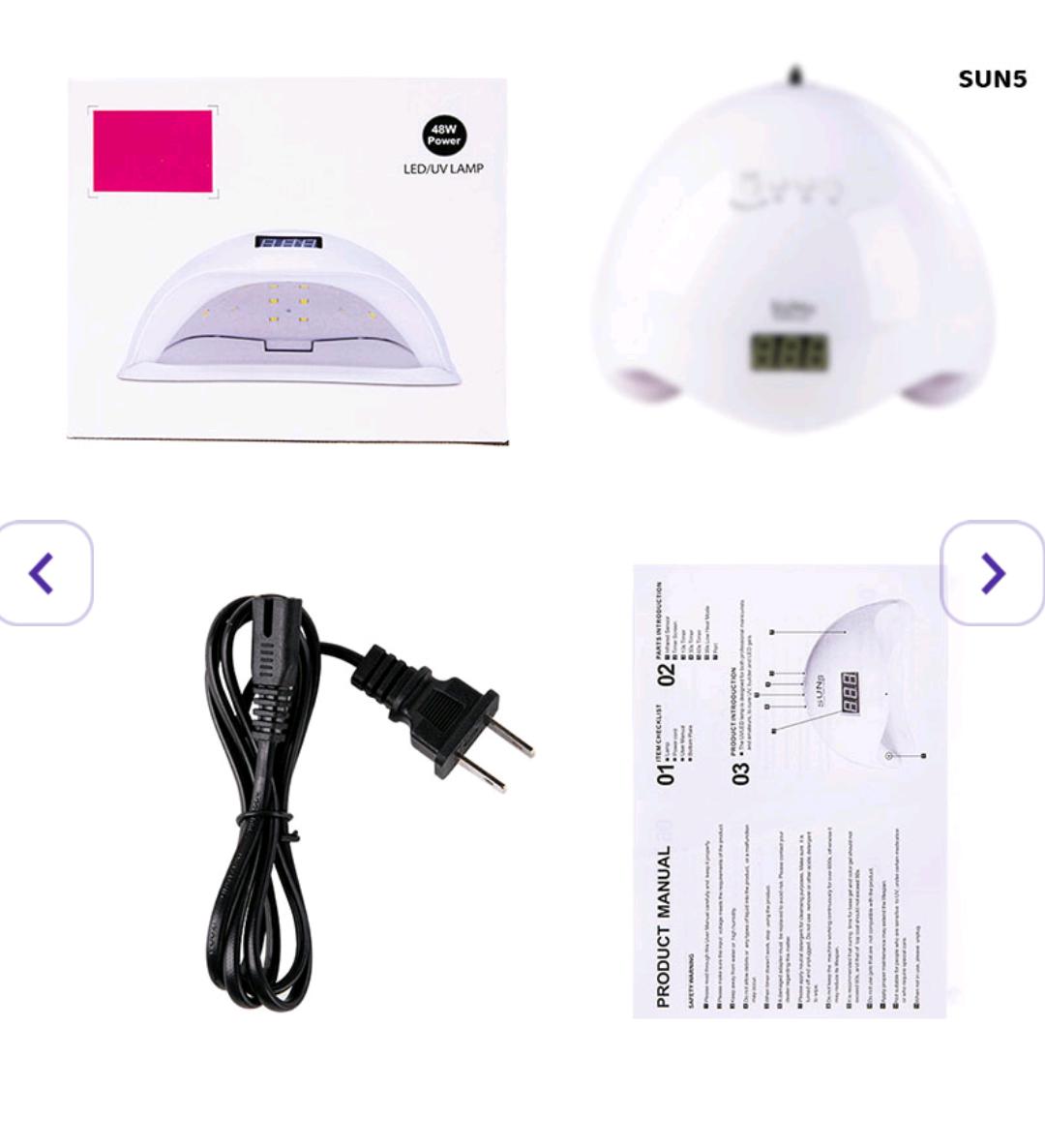 Sun5 Uv Led Nail Lamp 48W