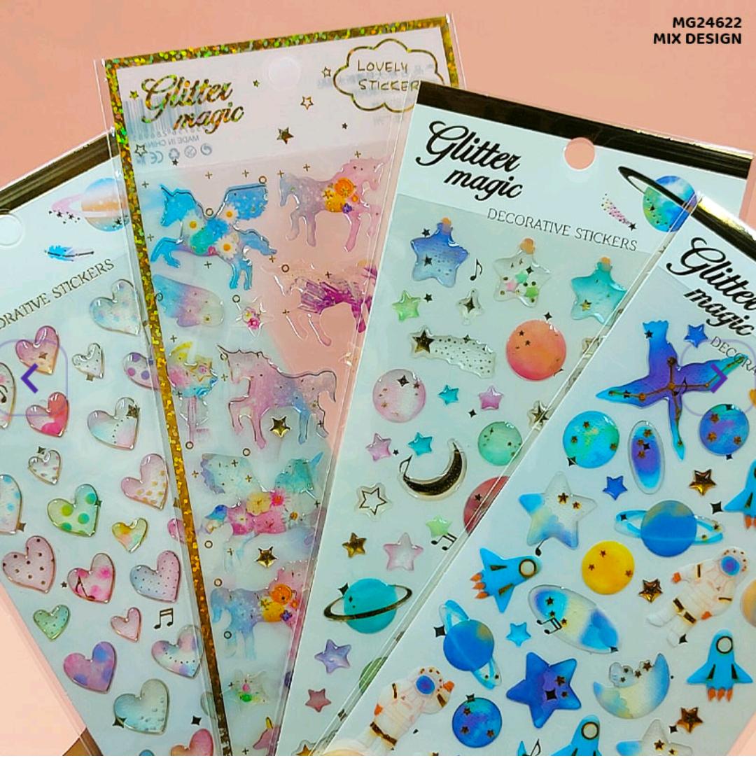 Mg24622 Glitter Magic Sticker