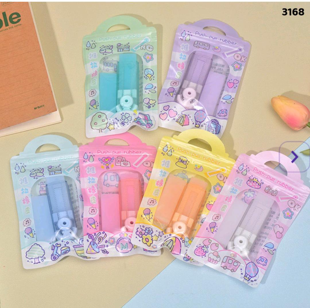 3168 Move Push Pull Eraser Pen