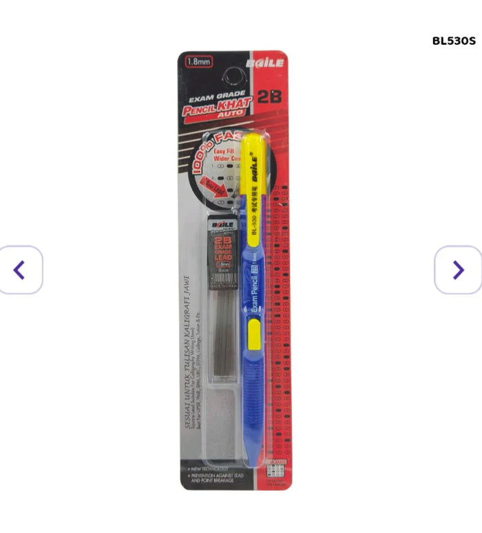 Baile Ergonomic Mechanical Pencil with Lead Refills