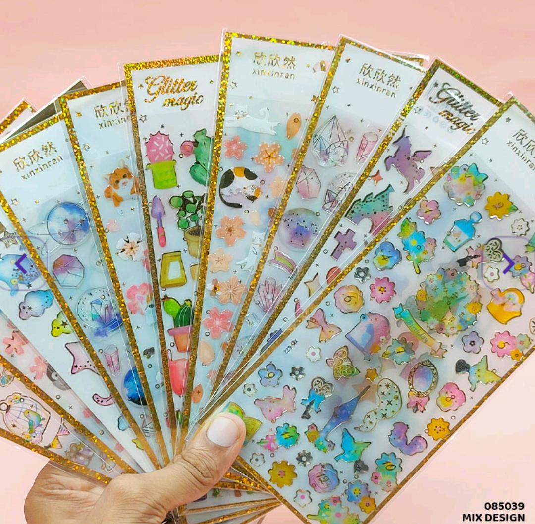 085039 Glitter Magic Lovely Sticker Xy