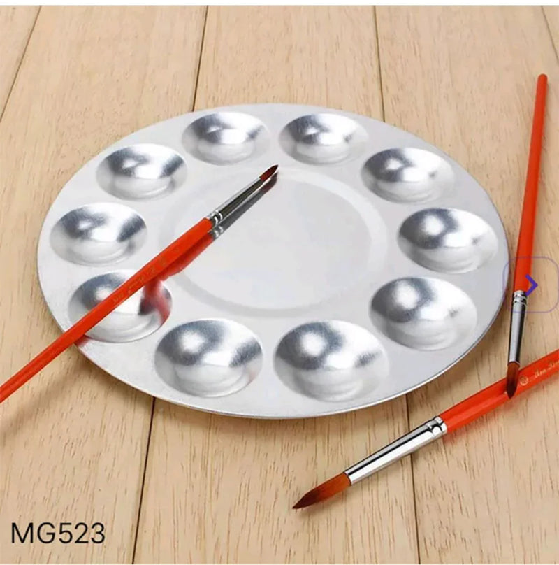 Water Color Palette Aluminum Mg523 Round 17Cm