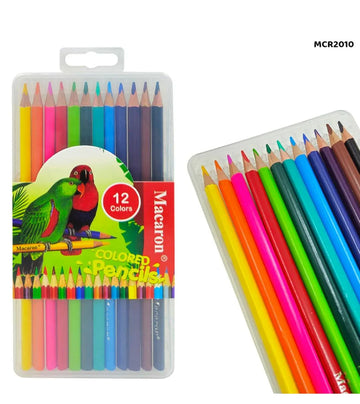 Macaron Colored Pencils - Soft Pastel Palette (Set of 12)